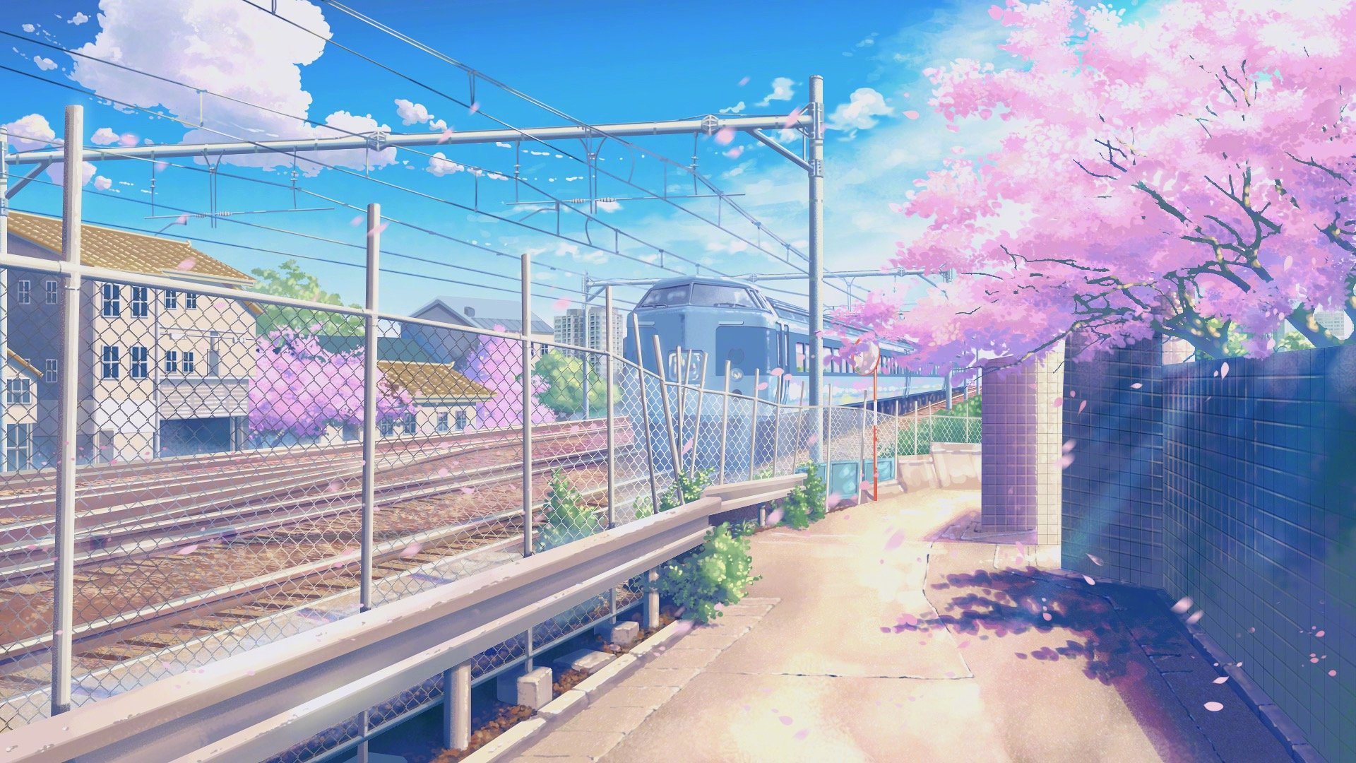 新海誠風電腦桌面 一抹治愈的動畫詩意