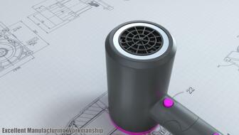 吹風機的藝術 一場產品動畫的視覺盛宴